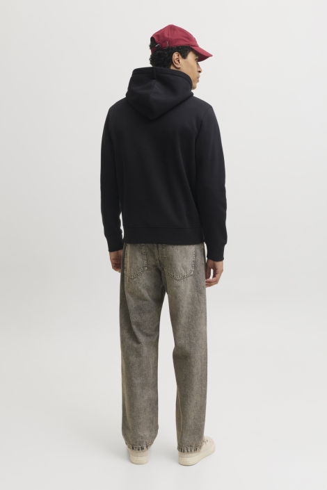 Jack & Jones zwarte heren sweater | Model