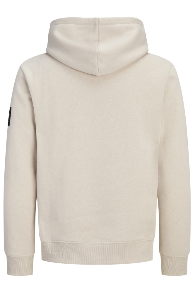 Jack & Jones beige heren sweater | Achteraanzicht