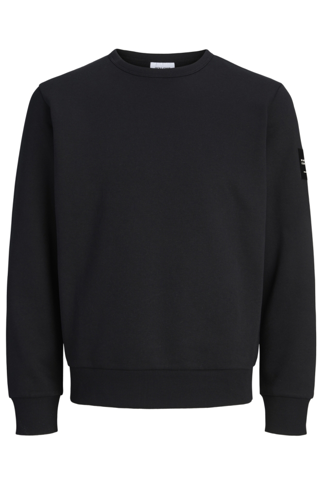 Jack & Jones zwarte heren sweater | Vooraanzicht