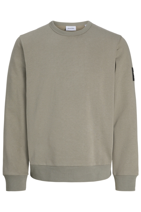 Jack & Jones groene heren sweater | Vooraanzicht