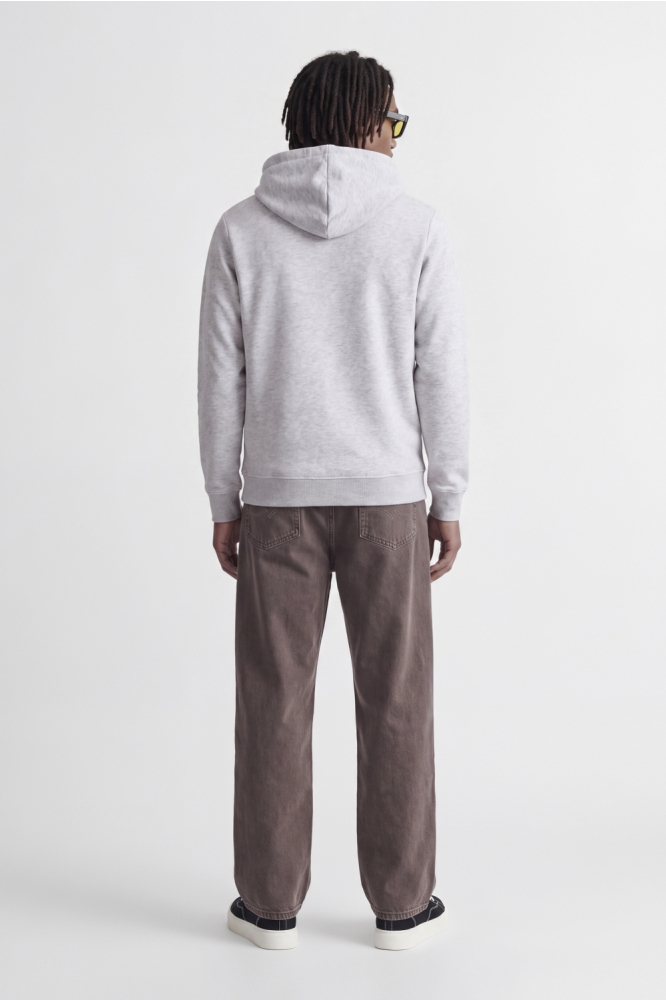 Jack & Jones grijze heren sweater | Model achteraanzicht