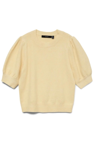 Vero Moda VMDOFFY 2/4 O-NECK PULLOVER GA NOOS 10278313 GOLDEN HAZE/MELANGE