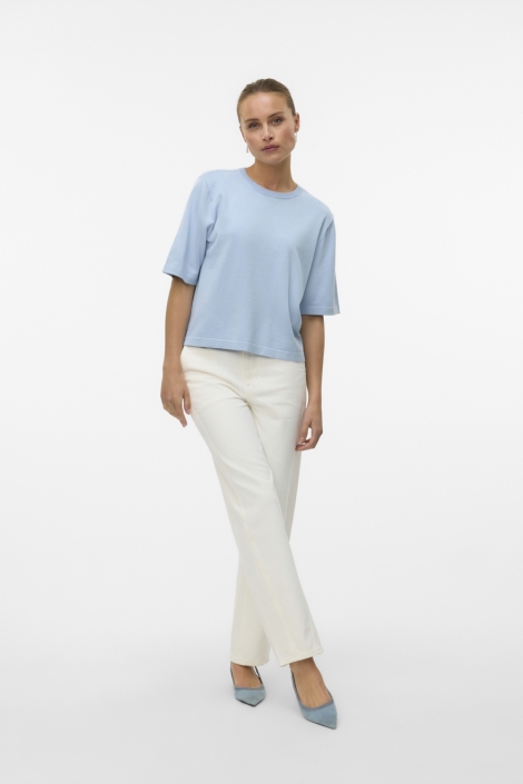 Vero Moda blauwe dames trui | Model