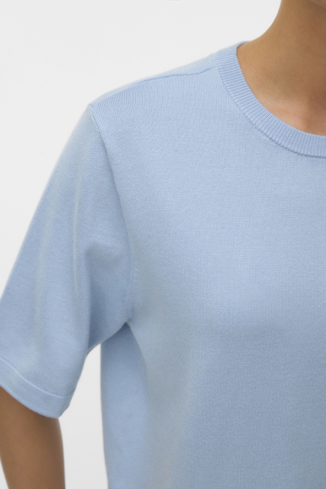 Vero Moda blauwe dames trui | Close up