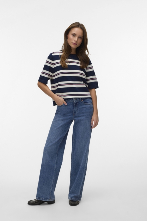 Vero Moda blauwe dames trui | Model