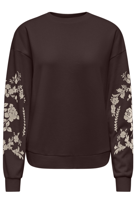 Jacqueline de Yong bruine dames sweater | Vooraanzicht