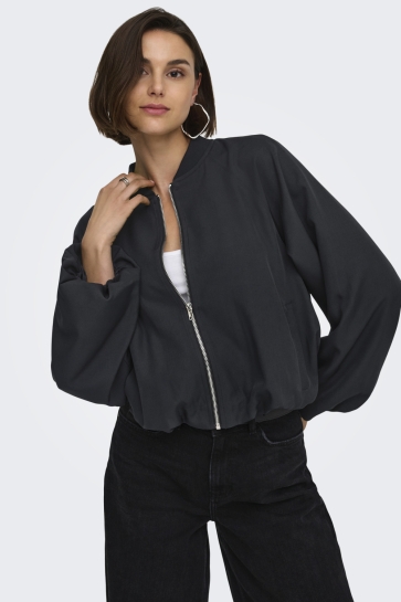Jacqueline de Yong Jas JDYJEROME L/S BALLOON BOMBER WVN 15380639 Black