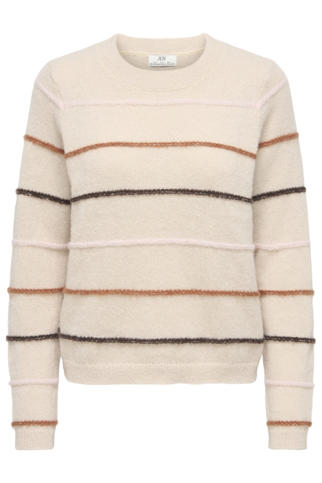 Jacqueline de Yong beige dames trui | Vooraanzicht
