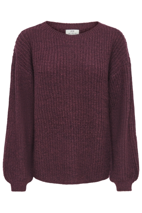 Jacqueline de Yong bordeaux dames trui | Vooraanzicht
