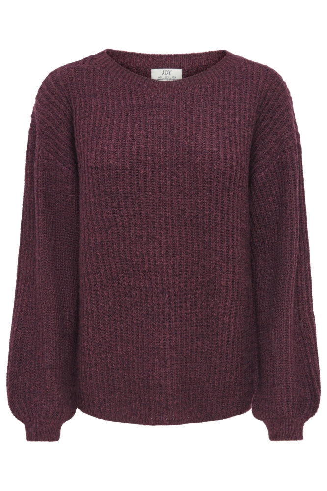 Jacqueline de Yong bordeaux dames trui | Vooraanzicht