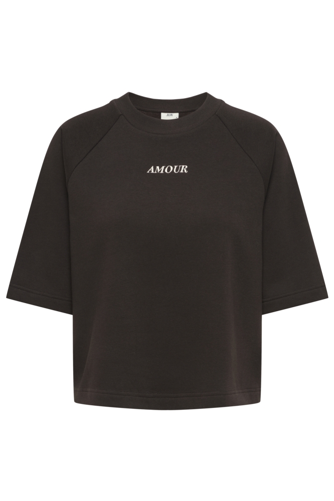 Jacqueline de Yong bruine dames sweater | Vooraanzicht