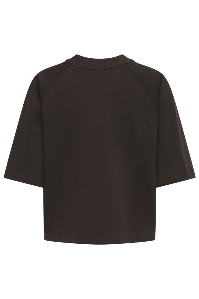 Jacqueline de Yong bruine dames sweater | Achteraanzicht