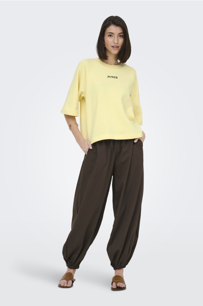 Jacqueline de Yong gele dames sweater | Model