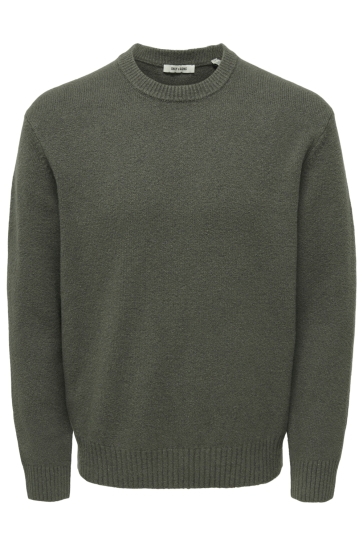 Only & Sons Trui ONSJAMES RLX CREW KNIT NOOS 22033783 BELUGA