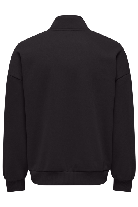 Only & Sons zwarte heren sweater | Achteraanzicht