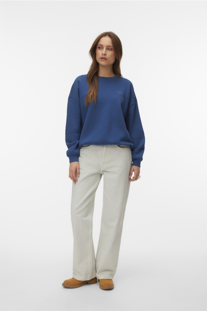 Vero Moda blauwe dames sweater | Model