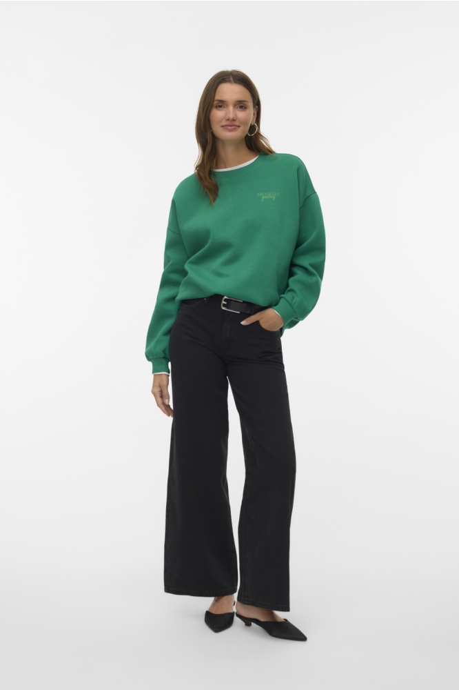 Vero Moda groene dames sweater | Model