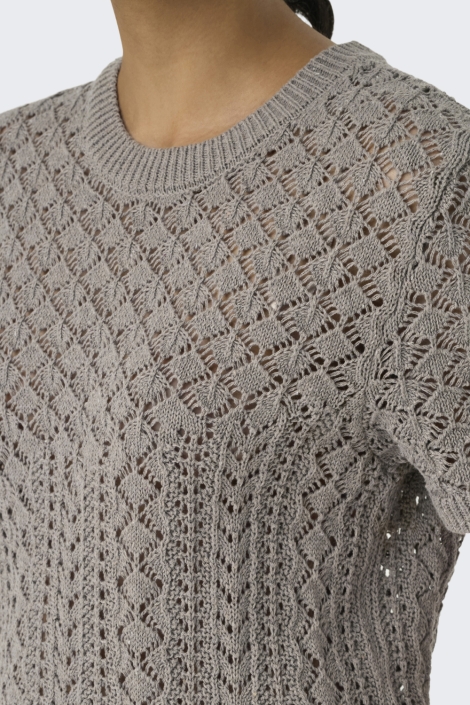 Only taupe dames t-shirt | Kleurstaal