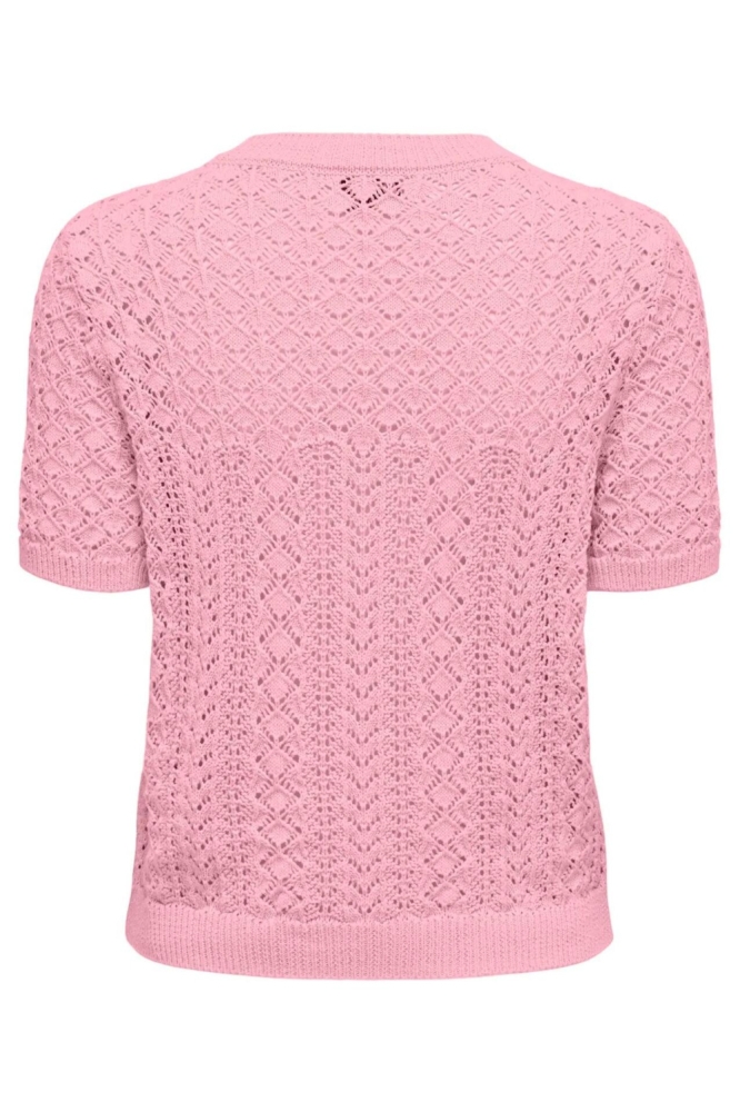 Only roze dames t-shirt | Achteraanzicht