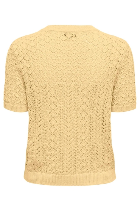 Only gele dames t-shirt | Achteraanzicht