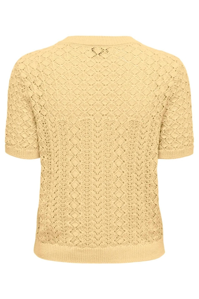 Only gele dames t-shirt | Achteraanzicht