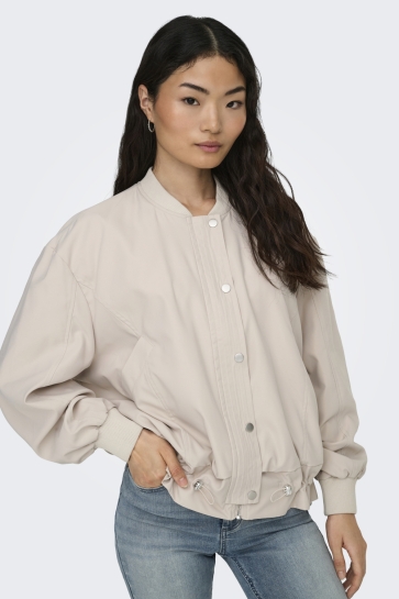 Only onlbasto bomber jacket otw noos Beige