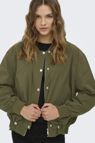 Only onlbasto bomber jacket otw noos Groen