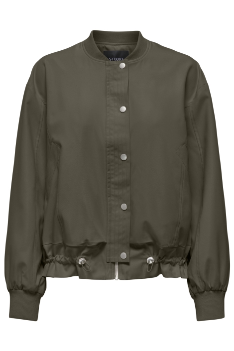 Only groene dames jas | Vooraanzicht