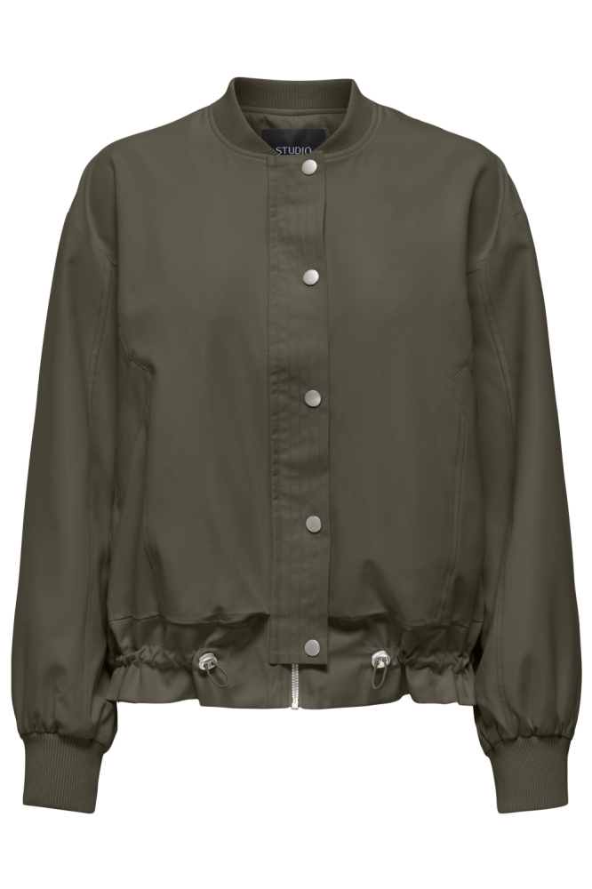 Only groene dames jas | Vooraanzicht