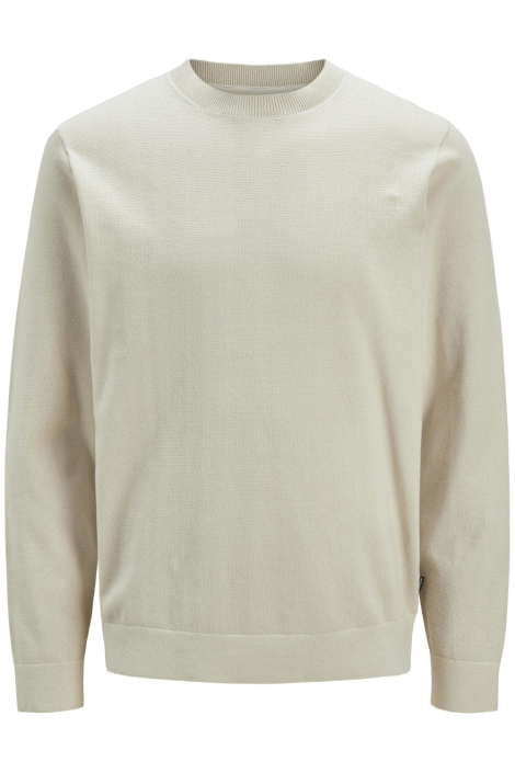 Jack & Jones beige heren trui | Vooraanzicht
