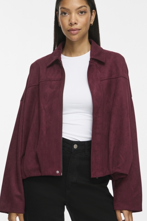 Vila bordeaux dames jas |