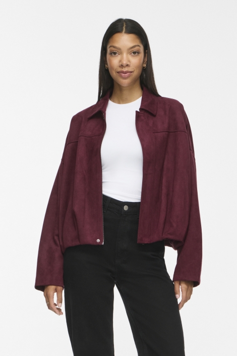 Vila bordeaux dames jas |