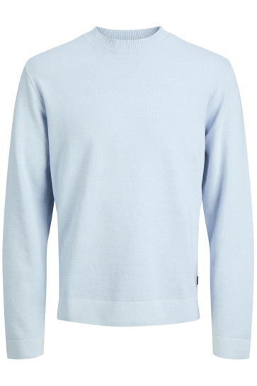 Jack & Jones JPRBLAMILANO SPRING KNIT CREW NECK 12272341 CHAMBRAY BLUE/TWIST