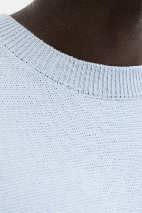 Jack & Jones blauwe heren trui | Close up