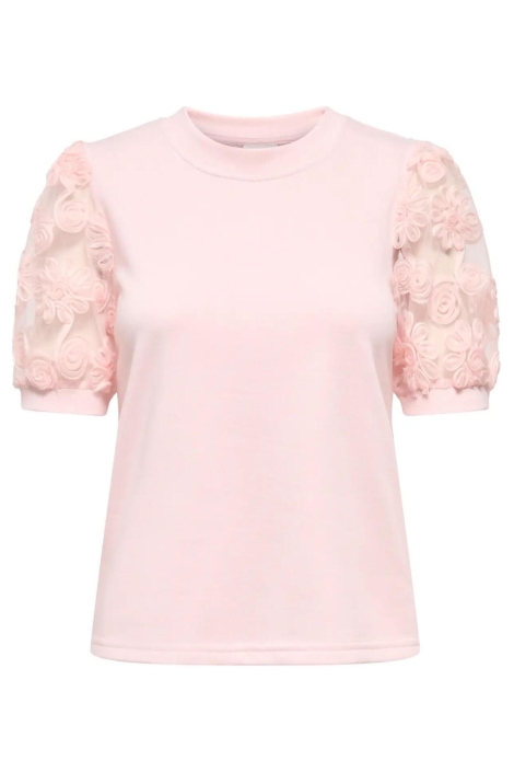 Jacqueline de Yong roze dames sweater | Vooraanzicht