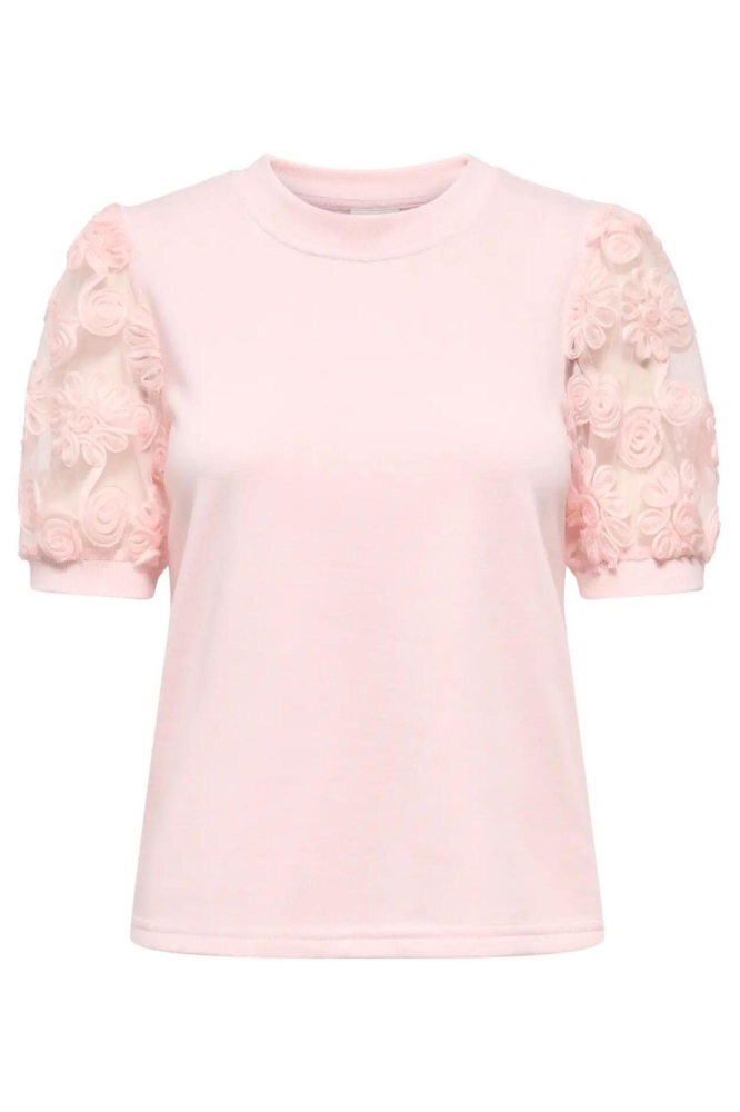 Jacqueline de Yong roze dames sweater | Vooraanzicht