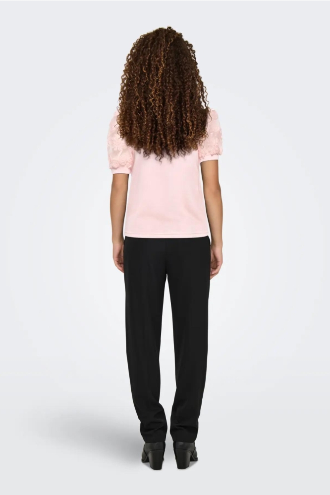 Jacqueline de Yong roze dames sweater | Model