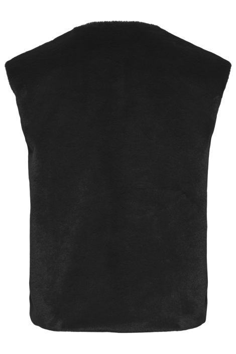 Only zwarte dames gilet | Achteraanzicht