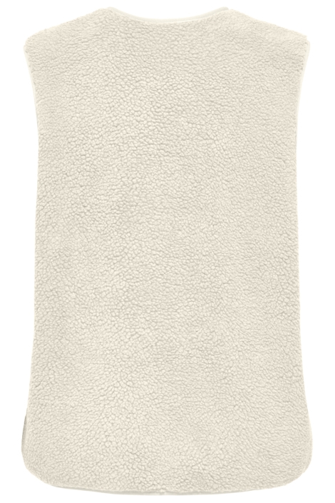 Only beige dames gilet | Achteraanzicht