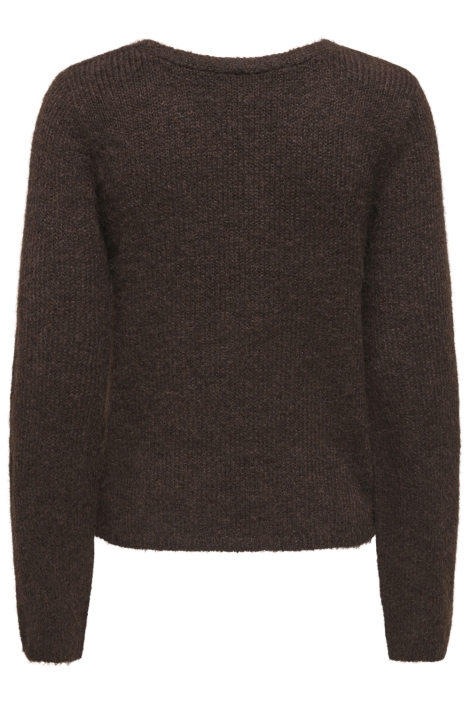 Only bruine dames trui | Vooraanzicht
