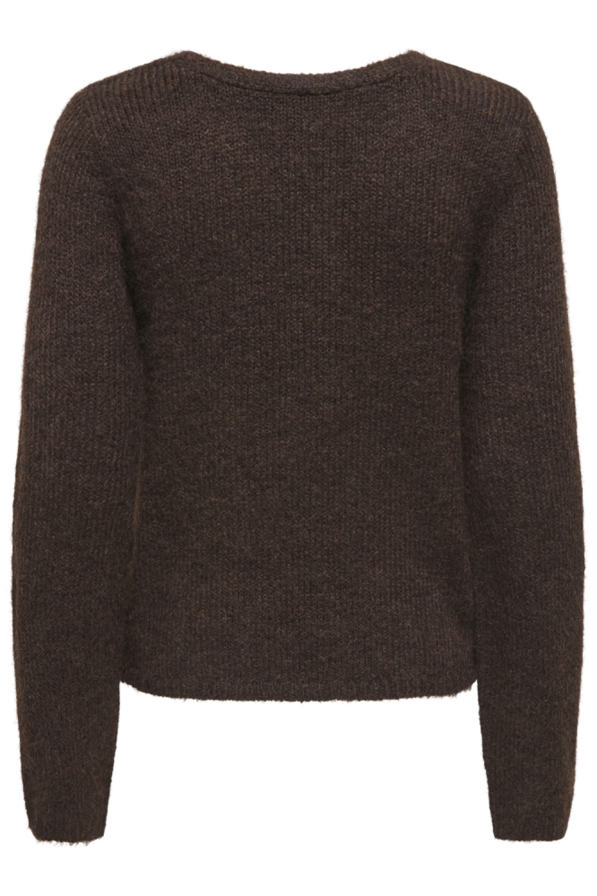 Only bruine dames trui | Vooraanzicht
