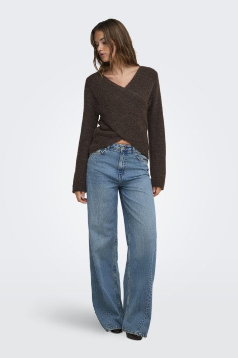 Only bruine dames trui | Model