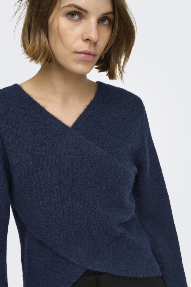 Only blauwe dames trui | Close up