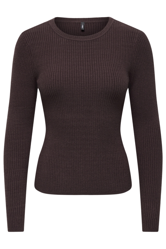 Only bordeaux dames trui | Vooraanzicht