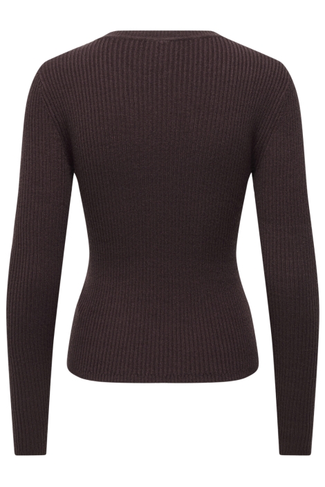 Only bordeaux dames trui | Achteraanzicht