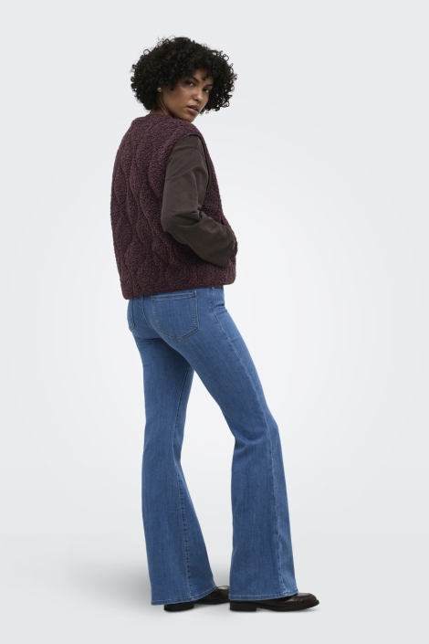 Only bordeaux dames gilet | Model