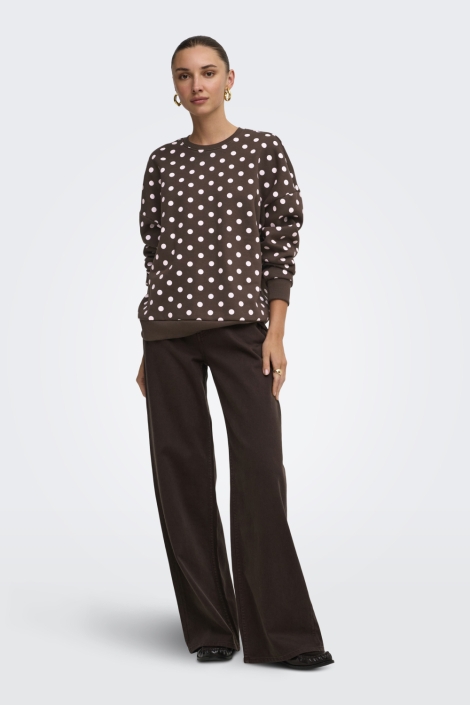 Only bruine dames sweater | Model