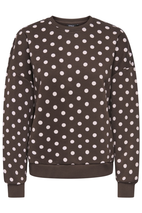 Only bruine dames sweater | Vooraanzicht