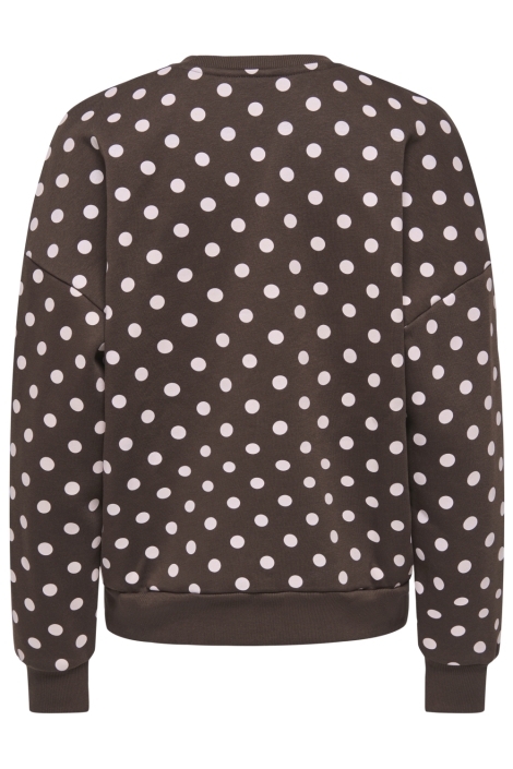Only bruine dames sweater | Achteraanzicht