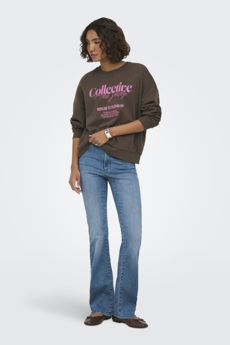 Only bruine dames sweater | Model